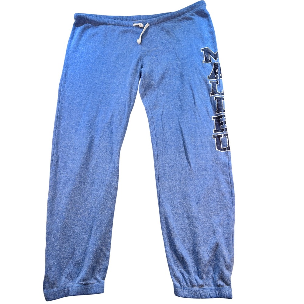 Vintage Havana Malibu Graphic Jogger Sweatpants Heather Blue Mens Medium